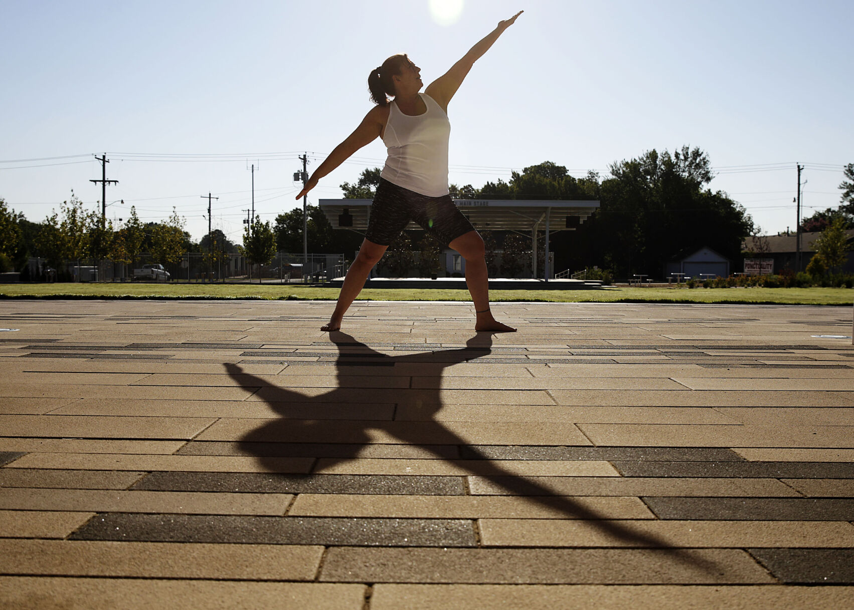 Yoga in the park